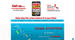 Desktop Screenshot of crimestoppersbahamas.com